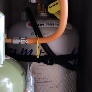 LPG installatie met buitenvuller
