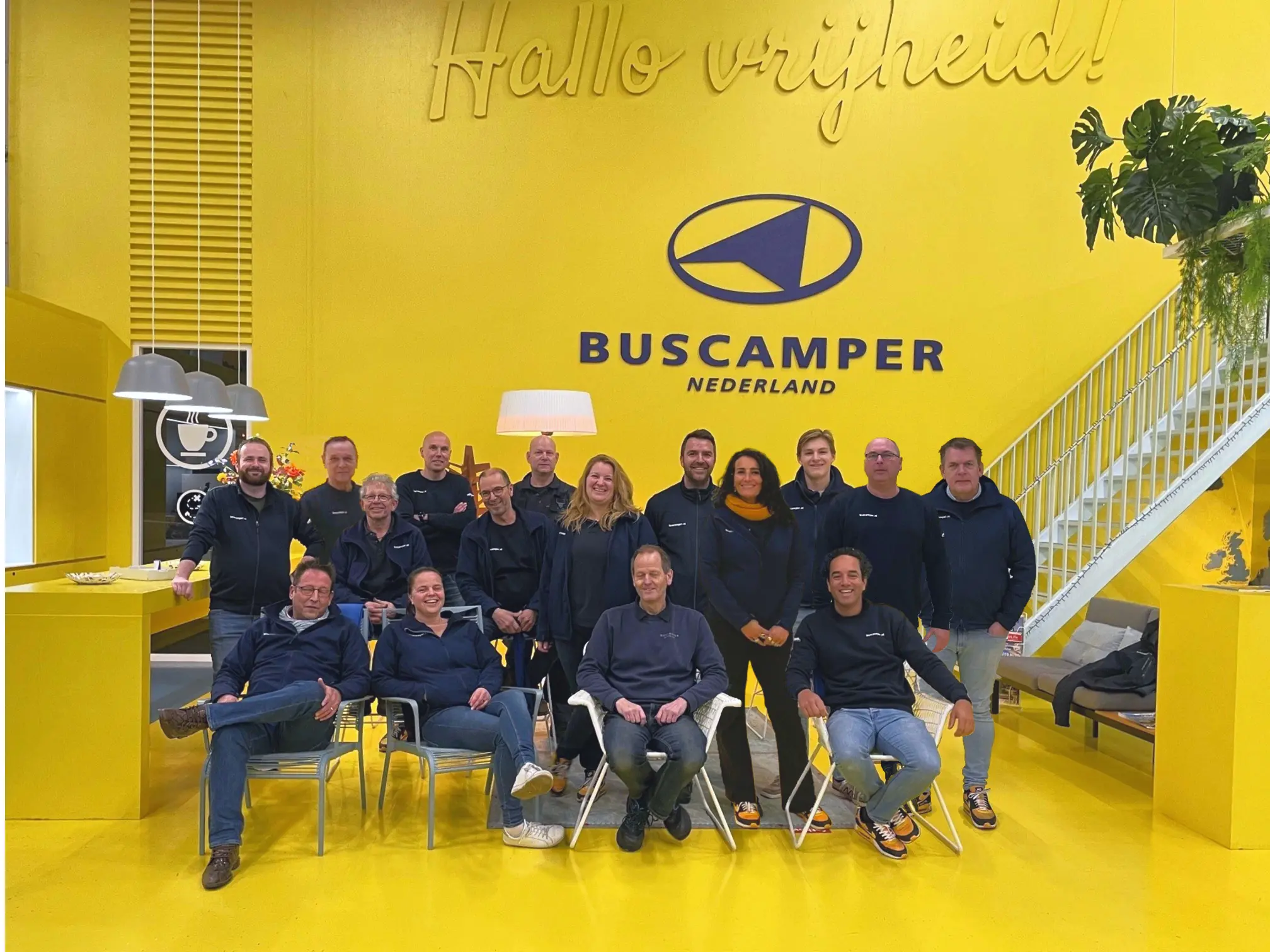 Teamfoto van Buscamper Nederland