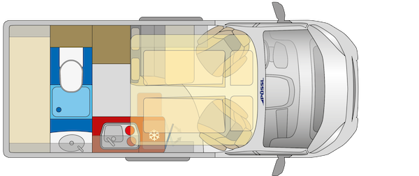 Plattegrond en indeling Vario 545