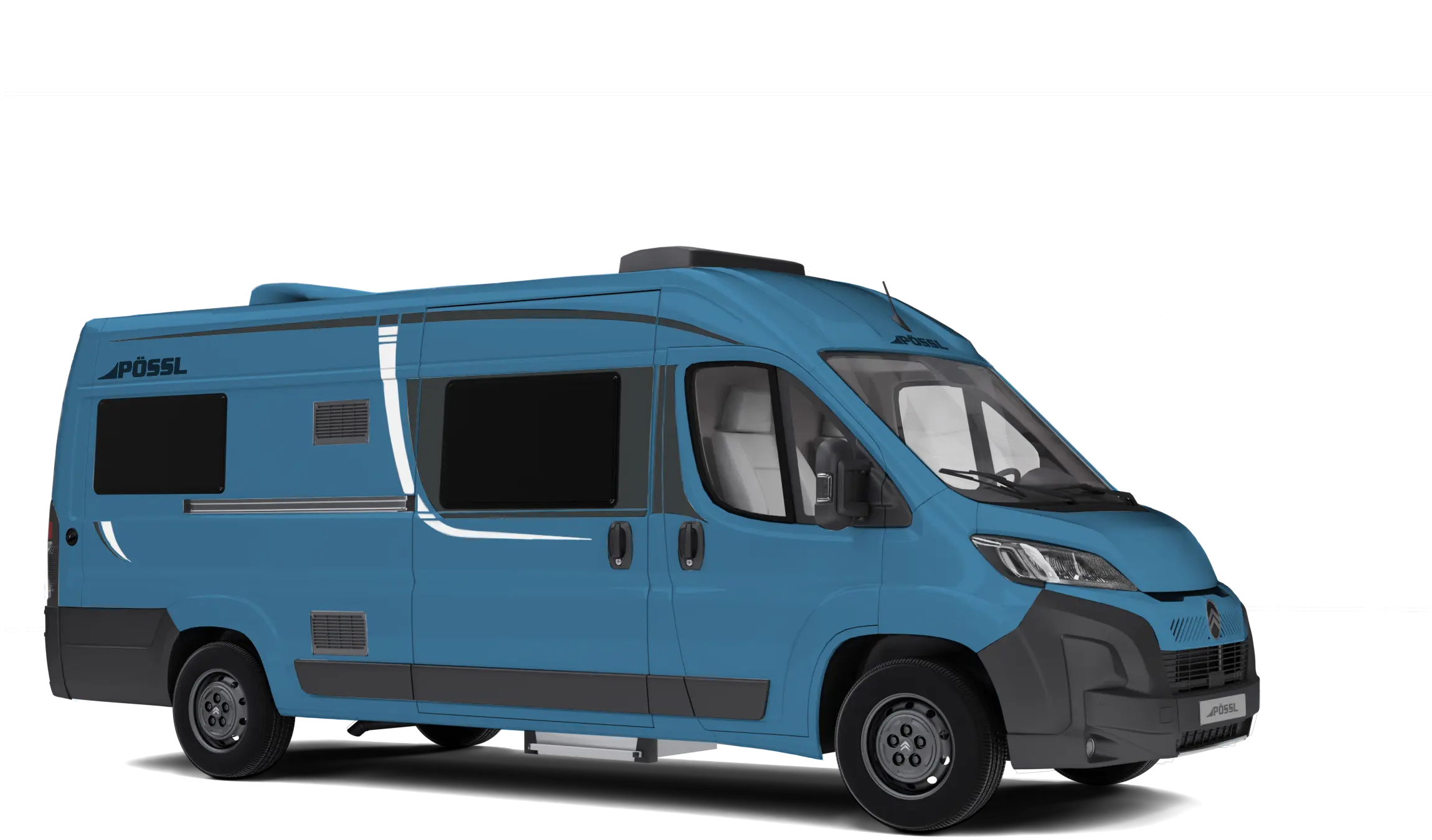 Pössl exterieur kleur Eisen Grijs Metallic