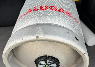 Mopeka gas sensor onder fles