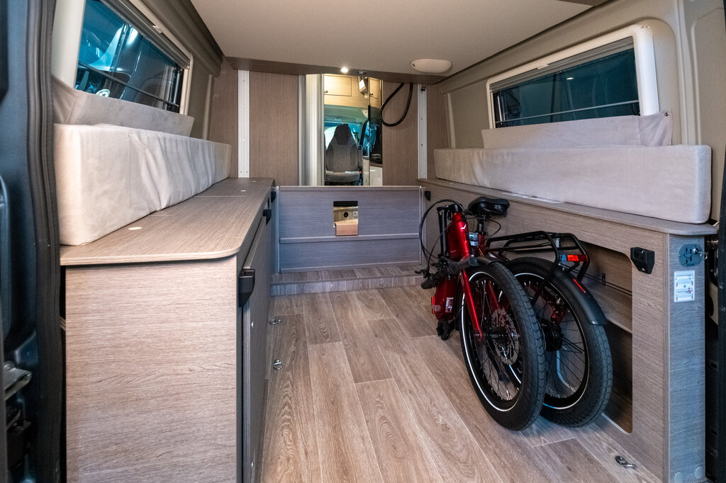 Het hefbed in de Roadcruiser Revolution